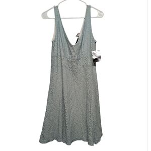 Axcess Liz Claiborne Bluegrass Lace Sleeveless Dress Women's Medium New